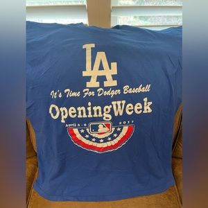 LA Dodgers 2017 opening week T-shirt size large